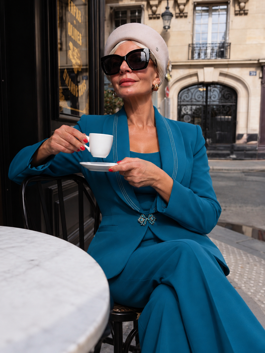 Tailleur Riviera Chic