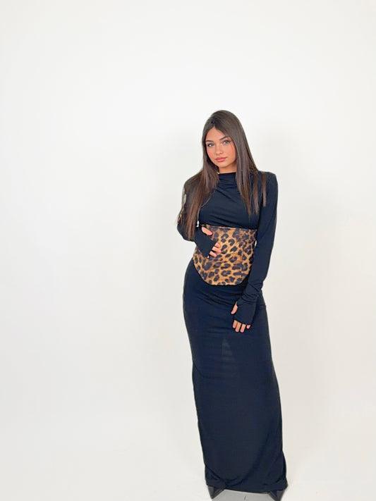 Abito Animalier Corpetto