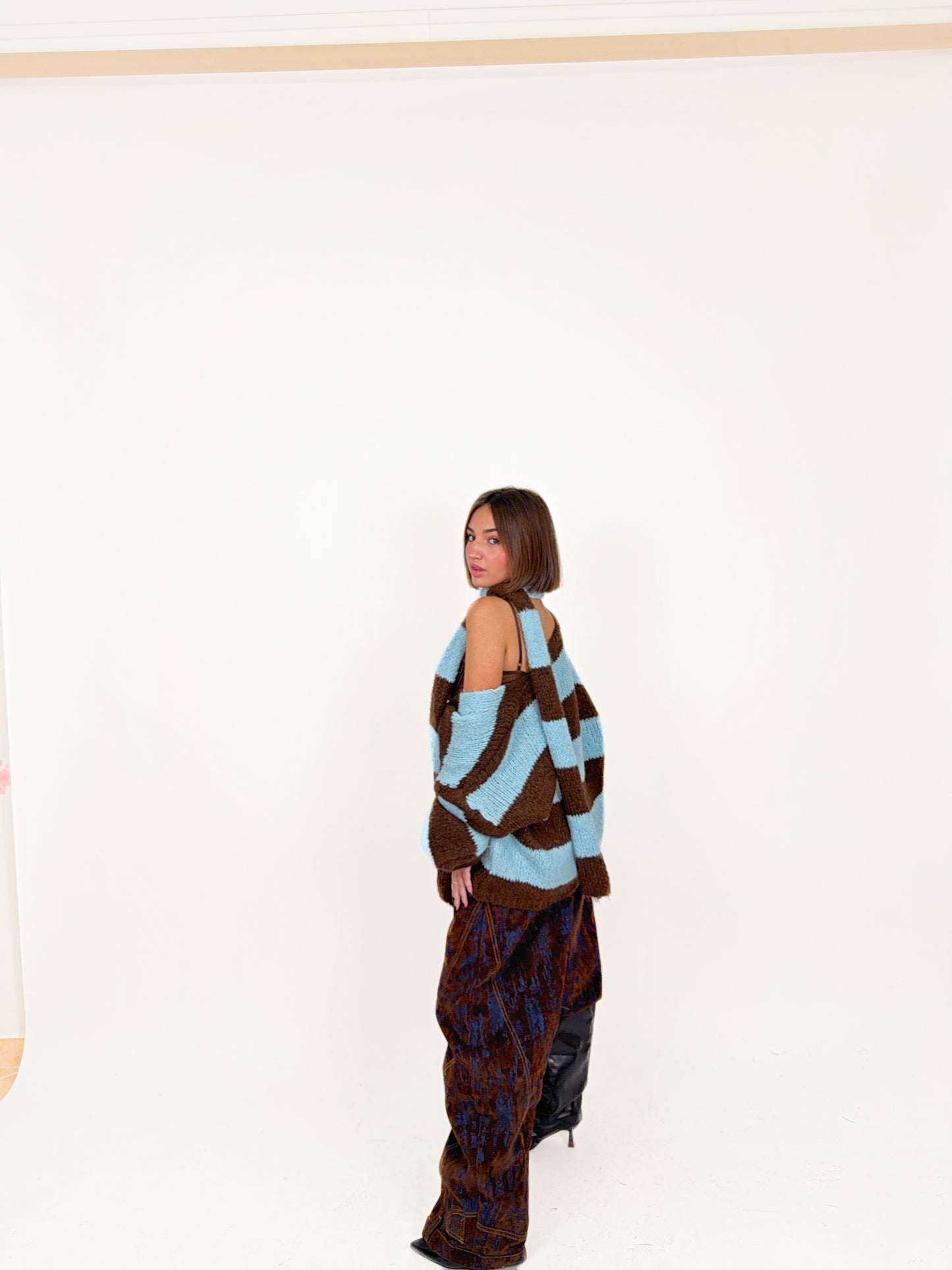 Cardigan con sciarpa ✨