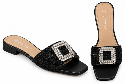 Ciabattina Summer Black