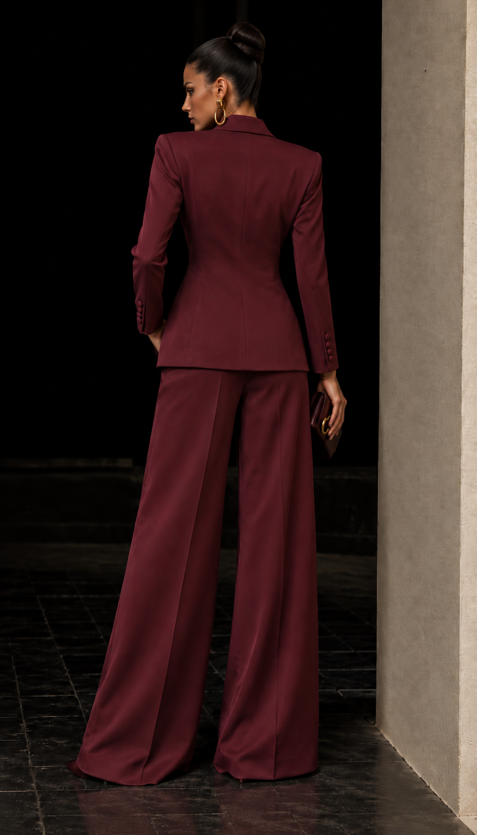 Tailleur Bordeaux Royale LUMINA