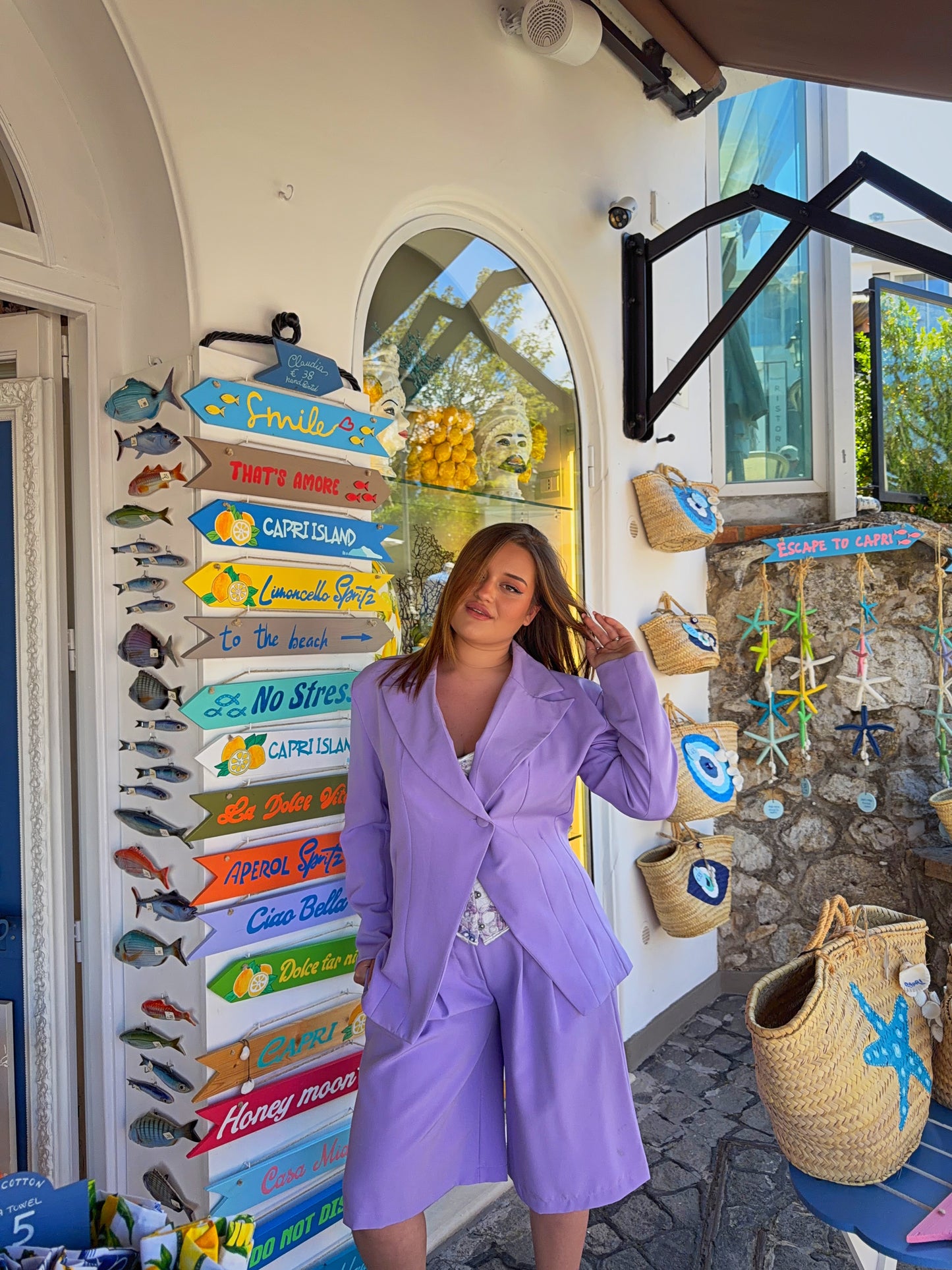 COORDINATO LAVANDA CAPRI